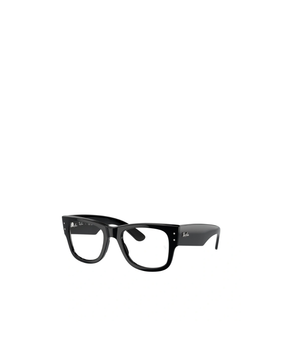 Ray Ban Rectangle-frame Tortoiseshell-effect Glasses In Black