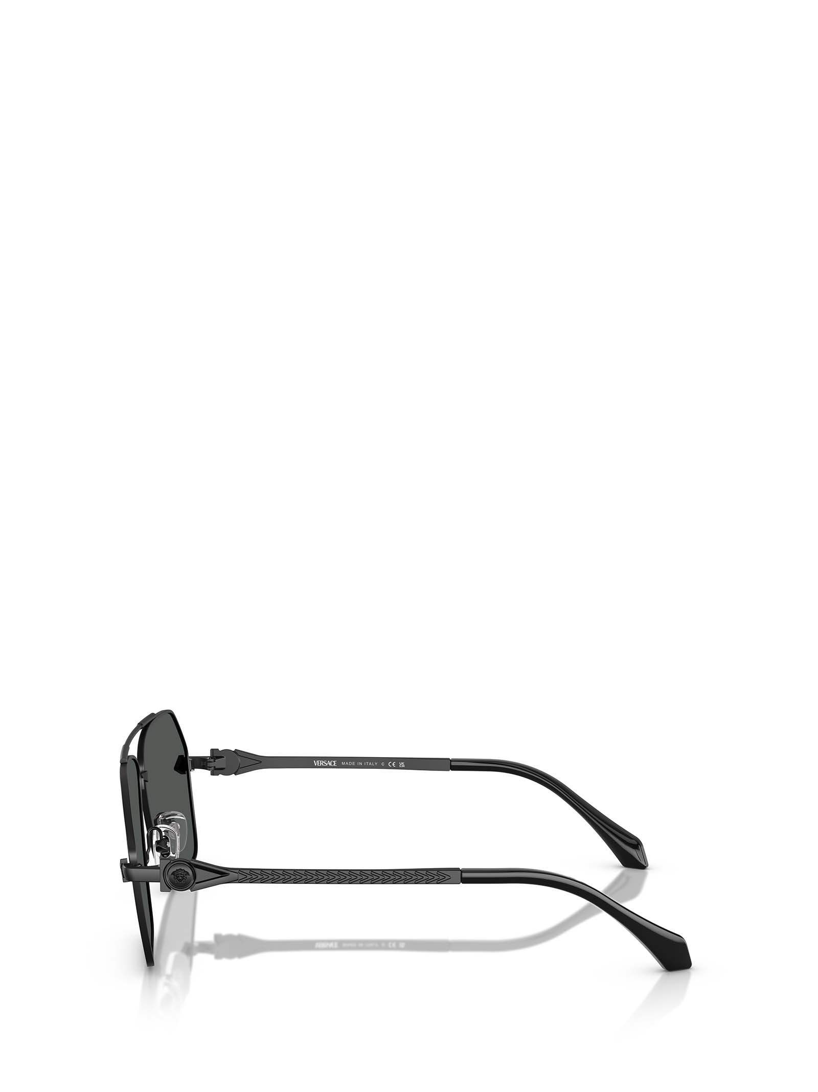 Versace Geometric Frame Sunglasses