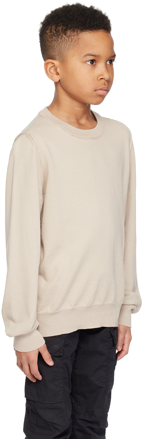 Stone Island Compass-badge Cotton Shorts In Nude