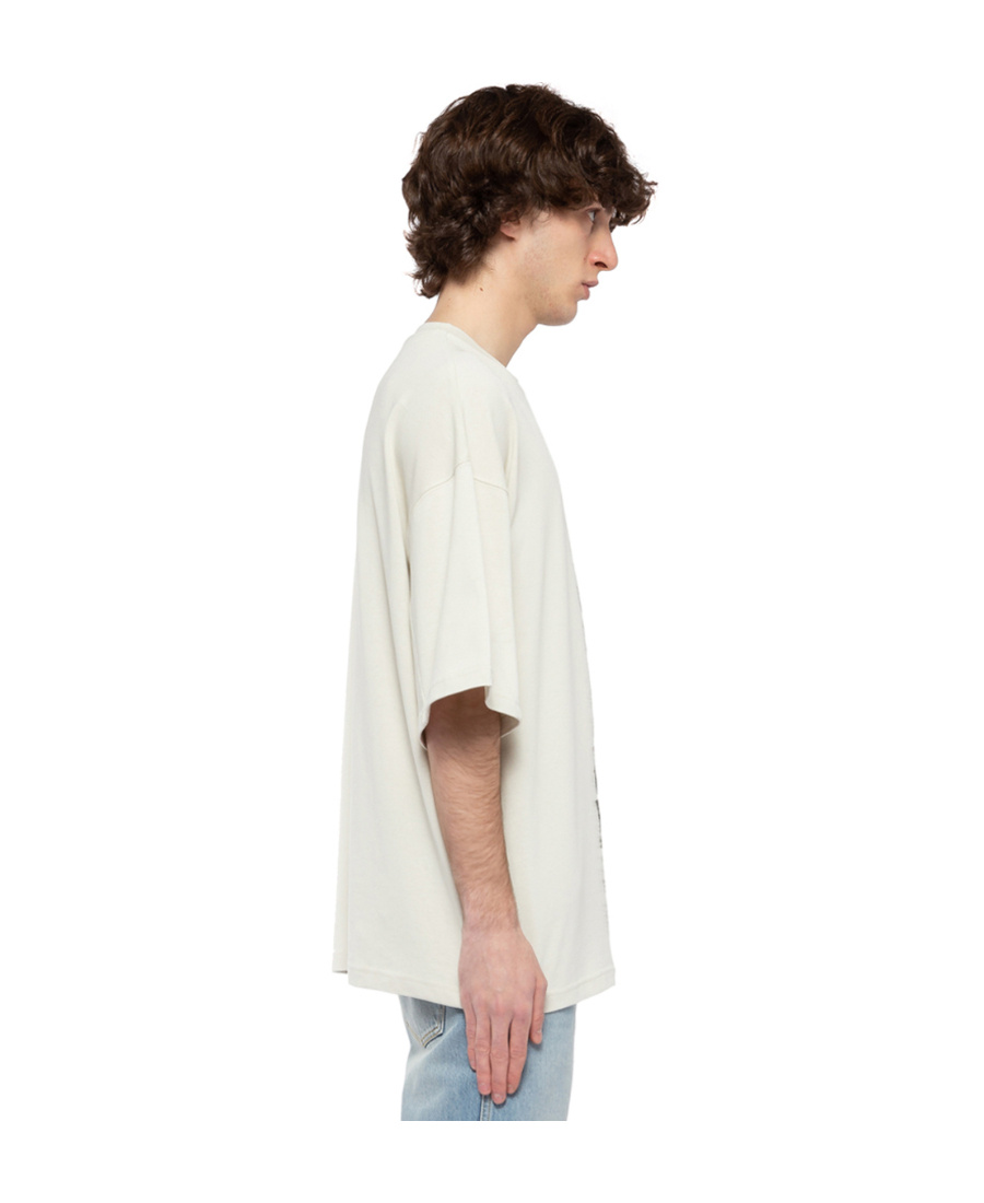 A-cold-wall* A Cold Wall Bone Large Logo Cotton T-shirt In White