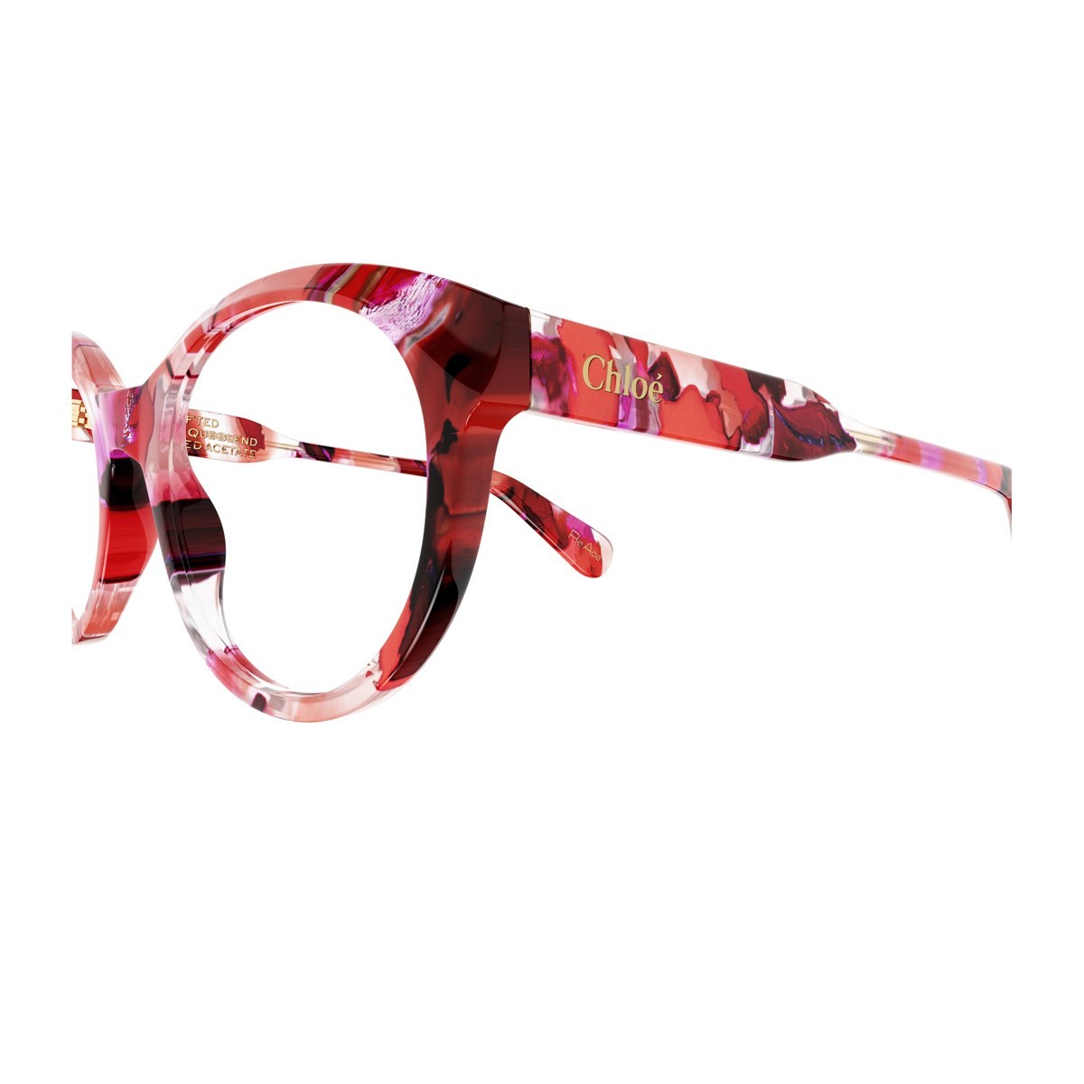 Chloé Butterfly-frame Glasses In Brown