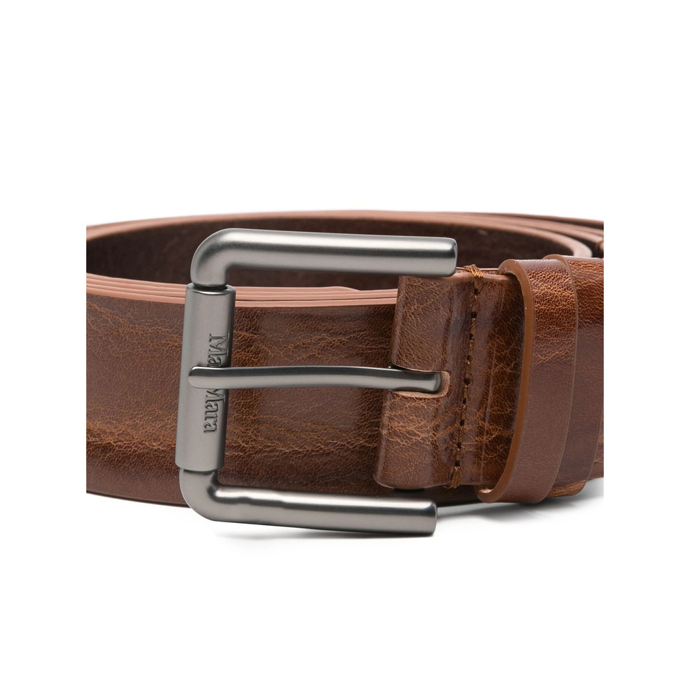 Max Mara Adjustable Waist Belt In Brown