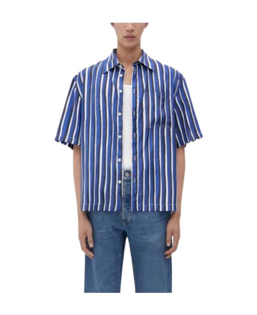 BOTTEGA VENETA BOTTEGA VENETA STRIPE PRINTED SHIRT