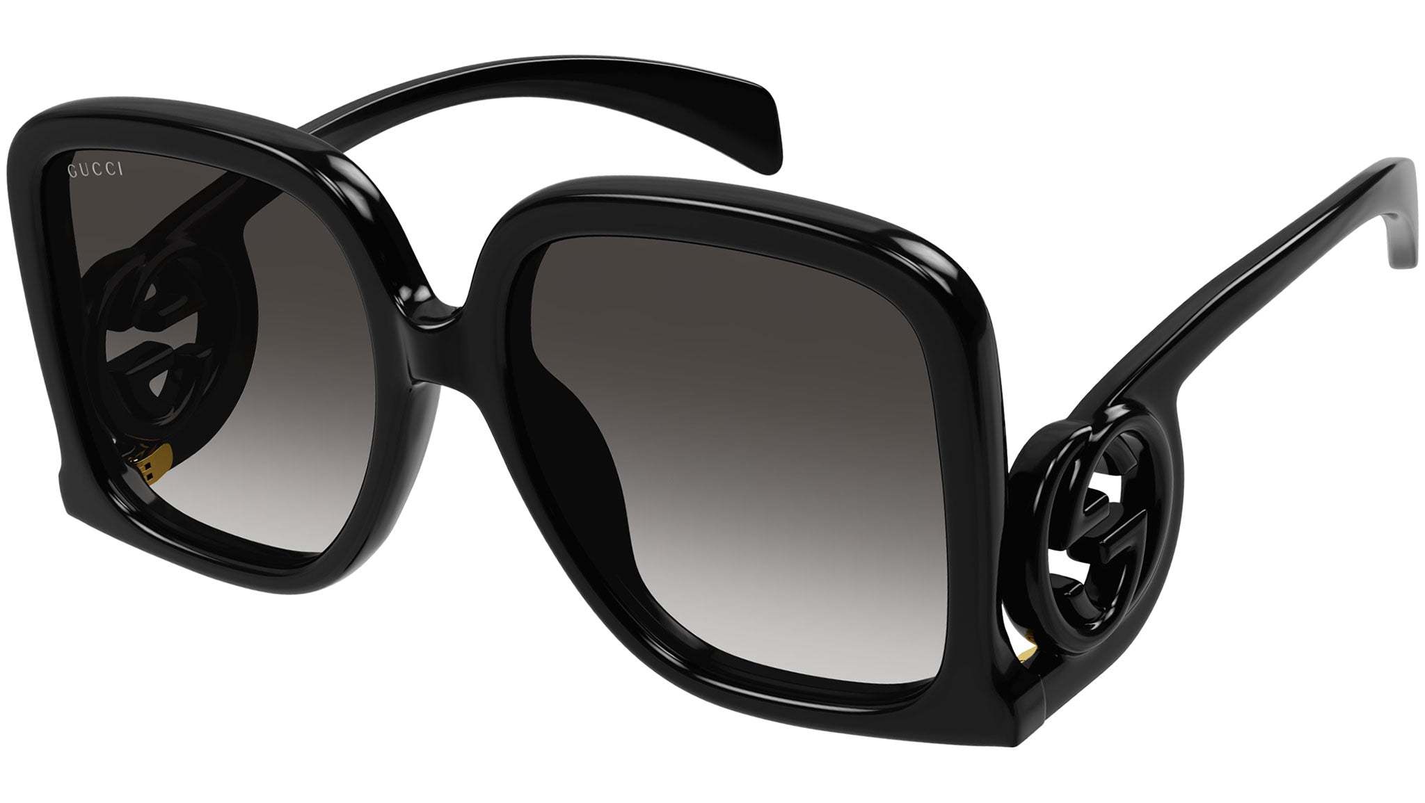 Gucci Chaise-lounge Oversized Sunglasses In Black