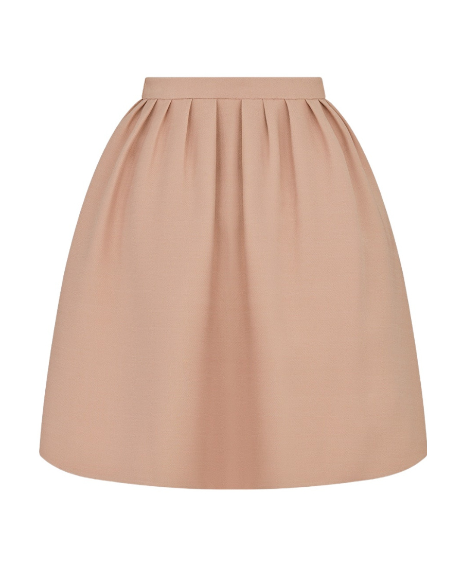 Dior Trumpet Skirt In Nude