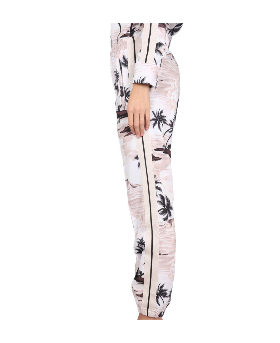 Palm Angels Woman Pants Cream Size M Recycled Polyester In White