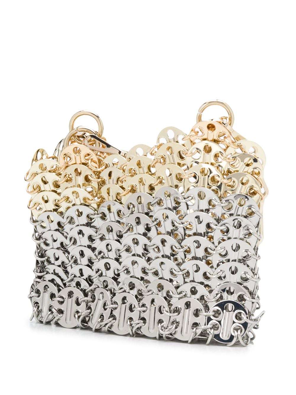 Rabanne 1970 Nano Skyline Bag In White