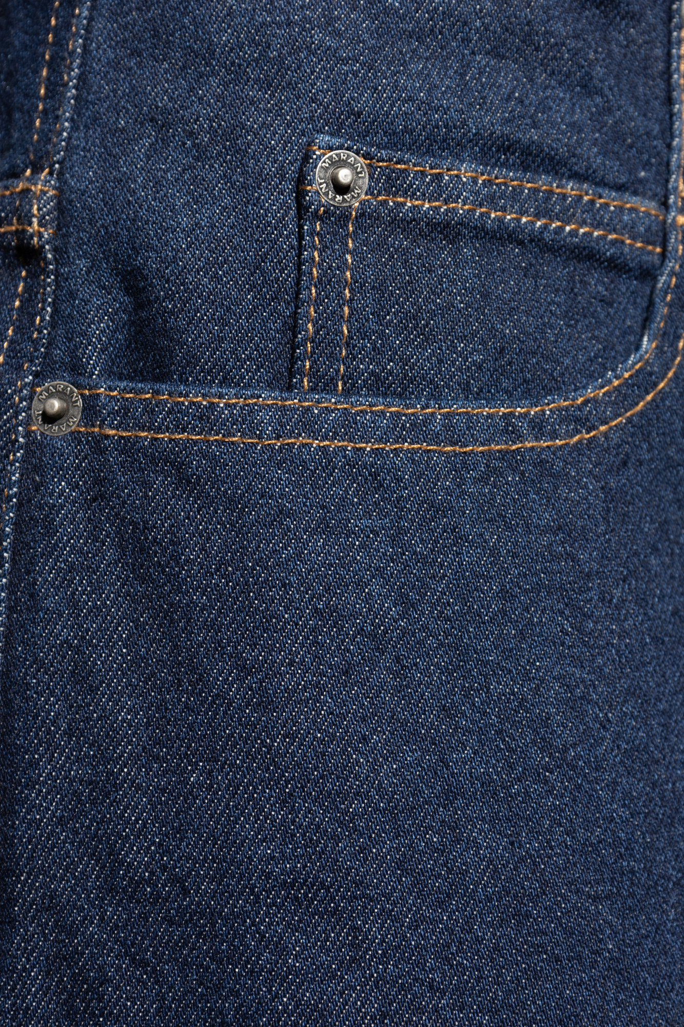 Isabel Marant Belt Loop Jeans In Blue