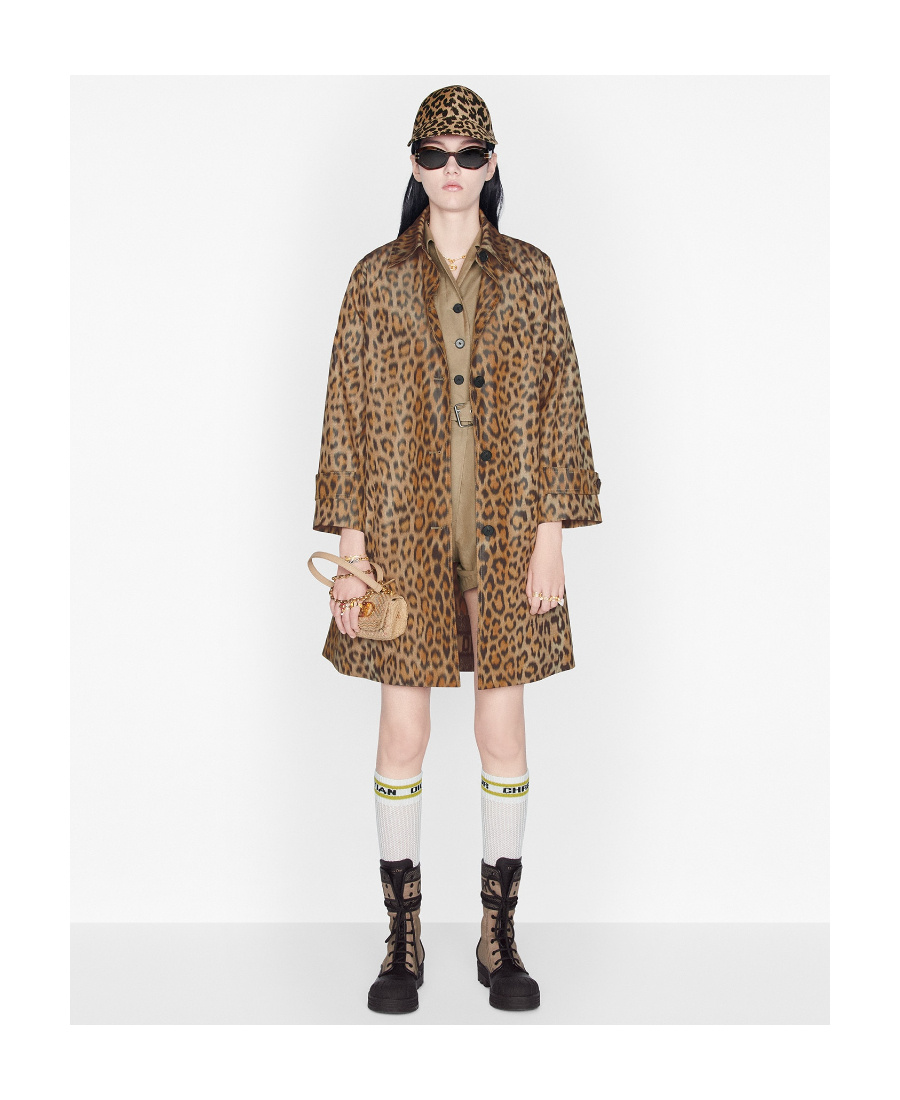 Dior Leopard Print Baseball Cap