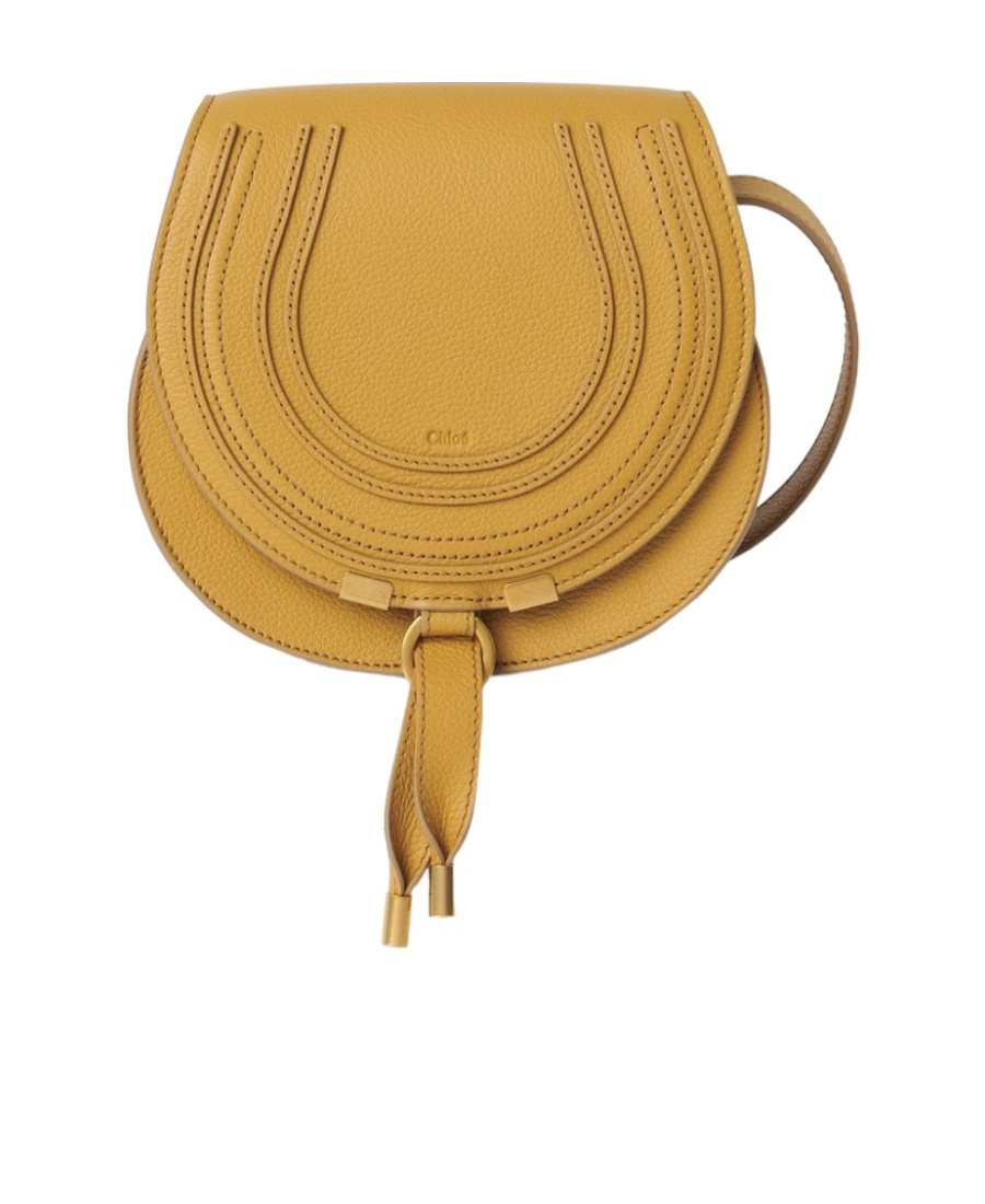 Chloé Chloe Marcie Small Saddle Bag Honey Gold In Brown
