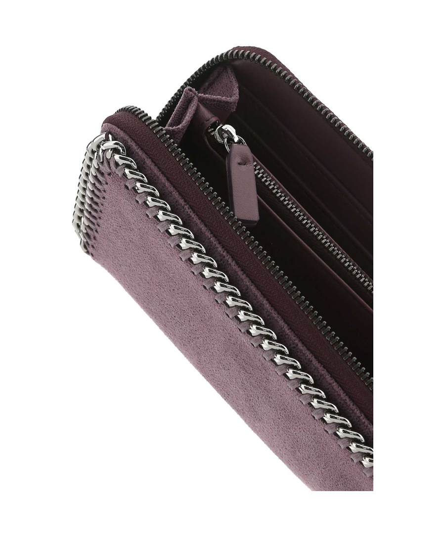 Stella Mccartney Falabella Continental Wallet In Black