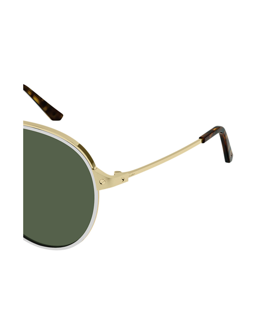 Cartier Men's Polarized Aviator Sunglasses In Green