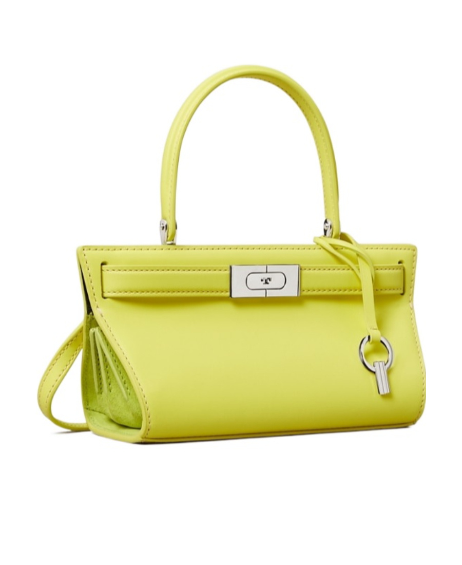 Shop Tory Burch Small Lee Radziwill Tote Bag In Yellow