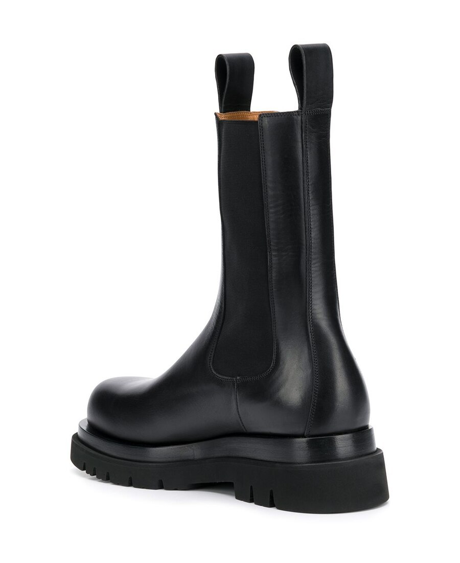 Bottega Veneta The Lug Slip-on Boots In Black