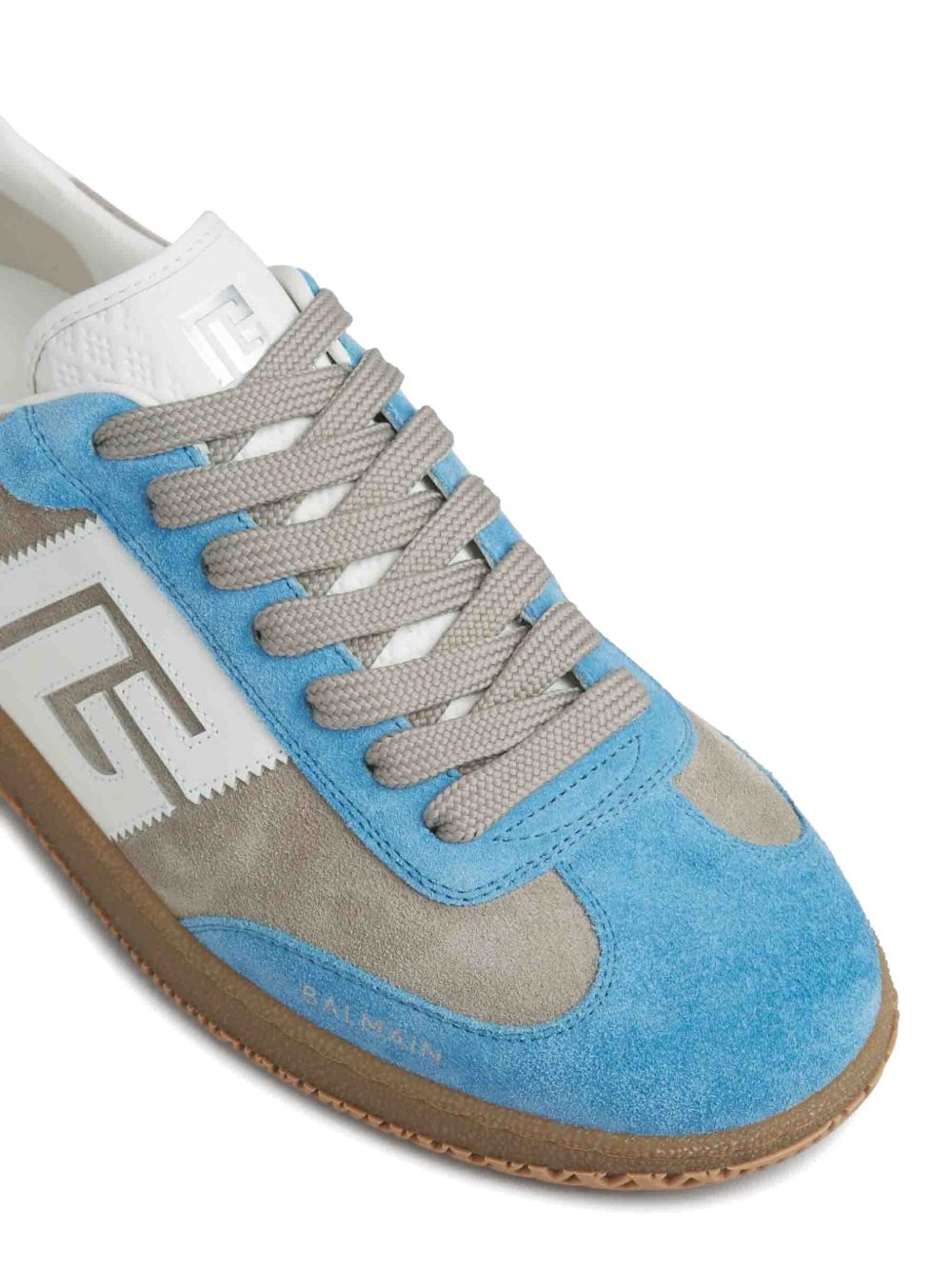 Balmain Lace-up Low-cut Casual Shoes In Multicolor