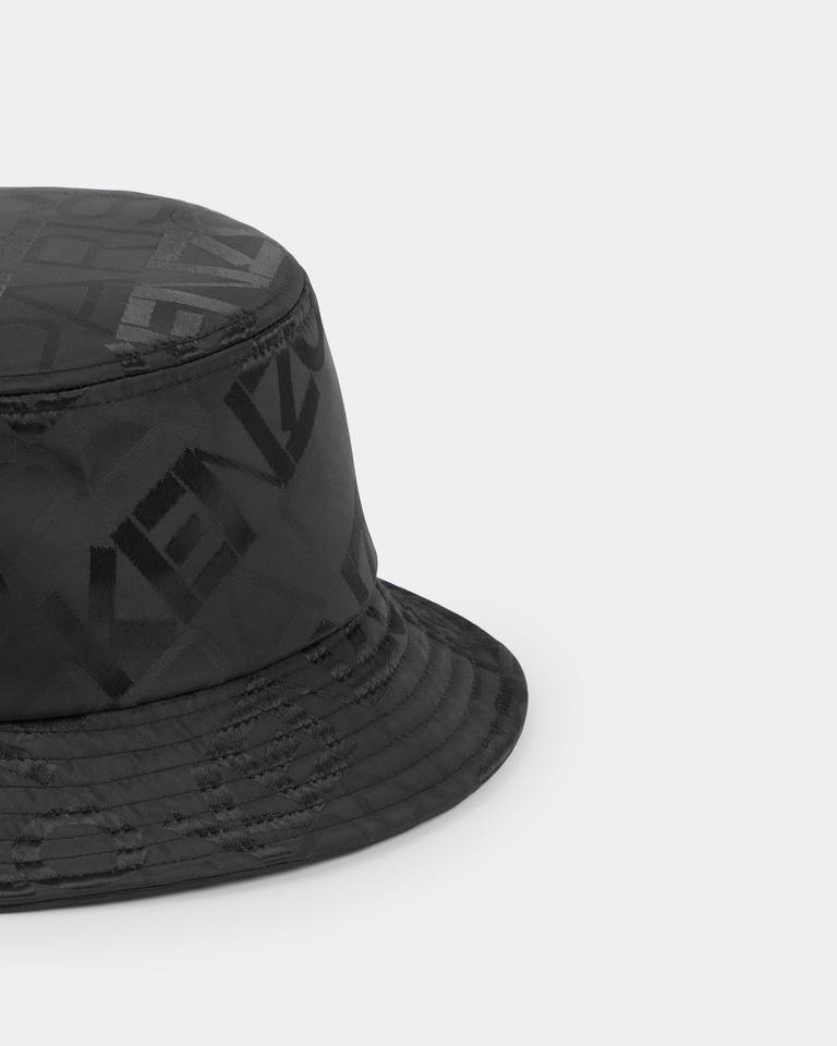 Kenzo Logo Pattern Hat In Black