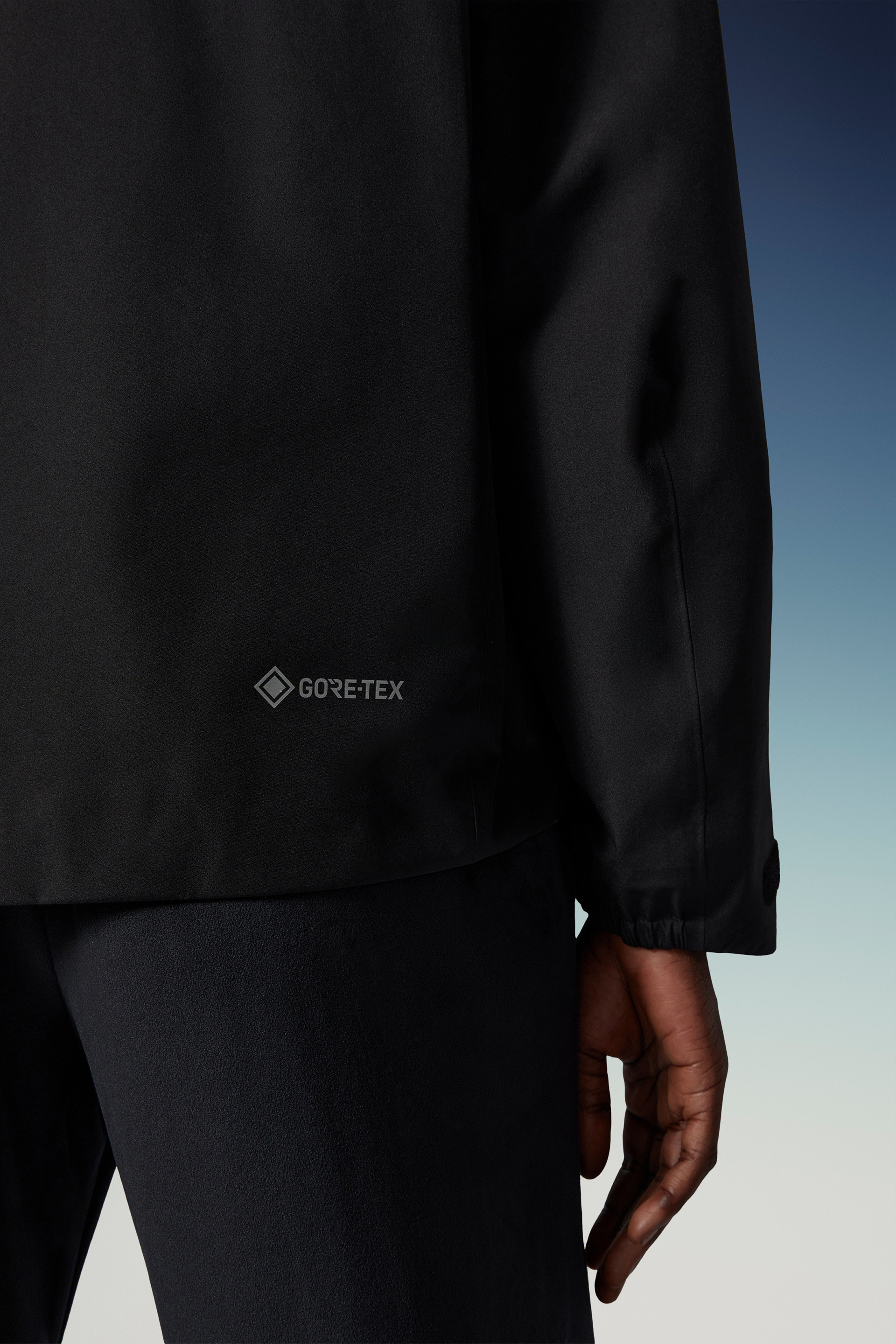 Moncler Meribel Gore-tex Hooded Jacket In Black