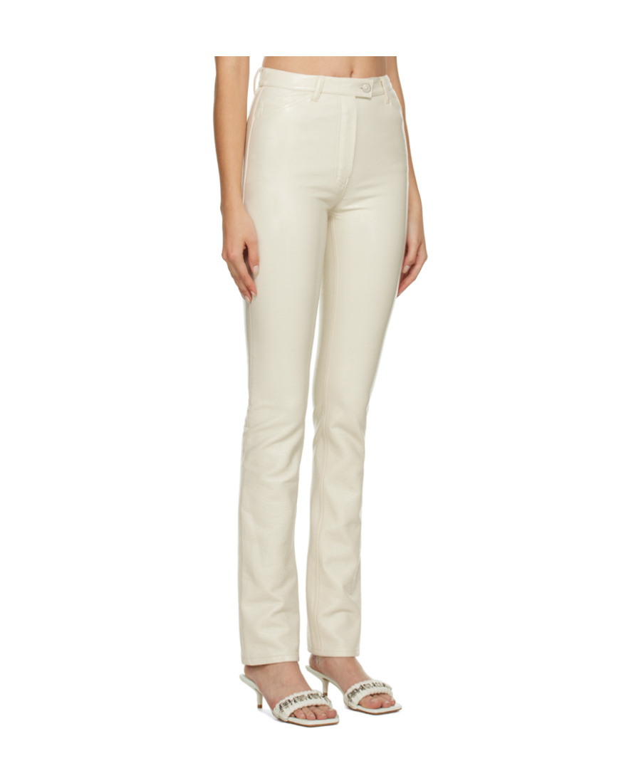 Courrèges Logo Five-bag Casual Pants In White