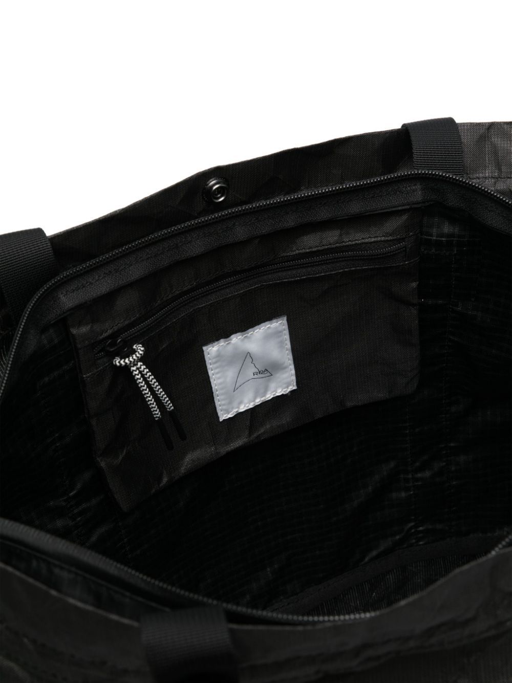 Roa Crinkled-finish Tote Bag In Black