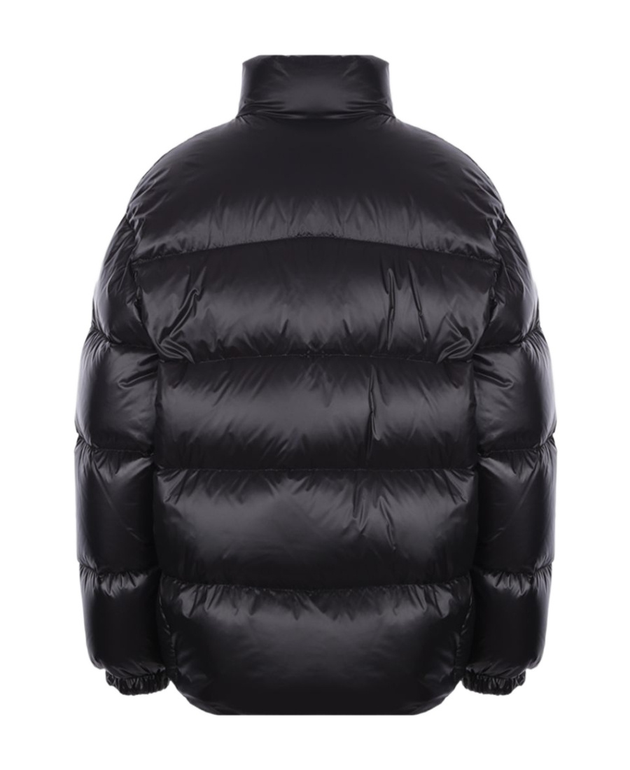 Prada Re-nylon Puffer Jacket In Black