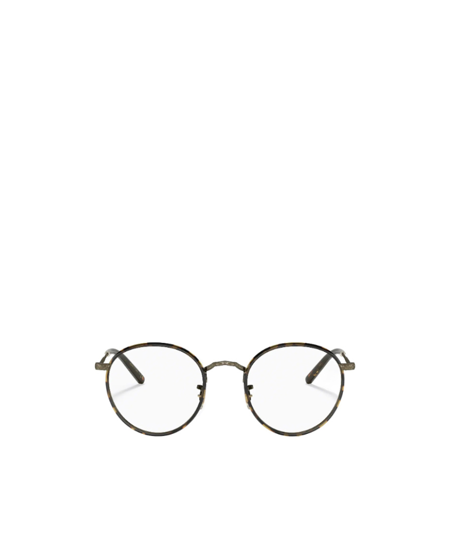 Oliver Peoples Round Frame Plain Mirror In White