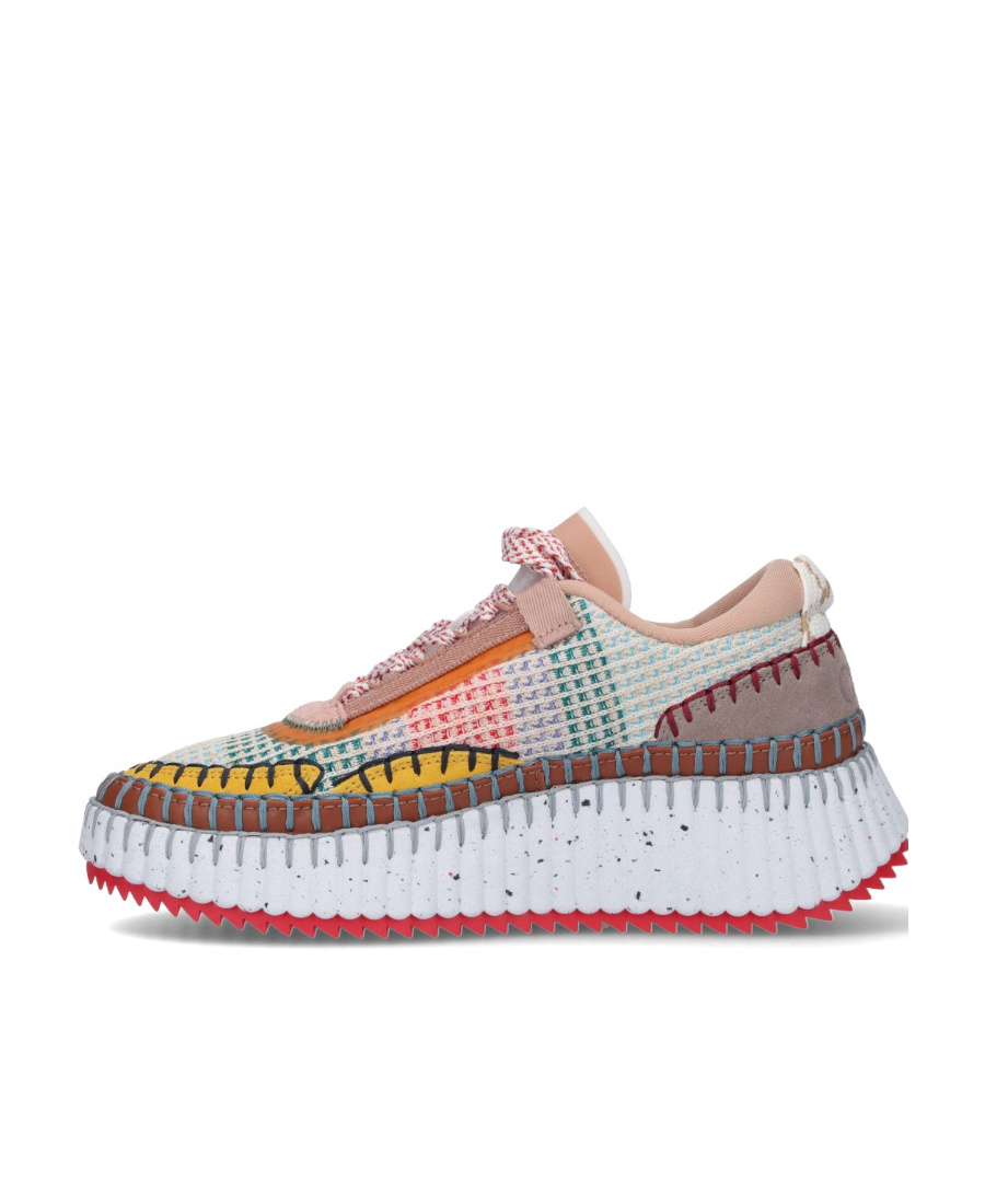 Chloé Multicolor Nama Sneakers In Multicolor
