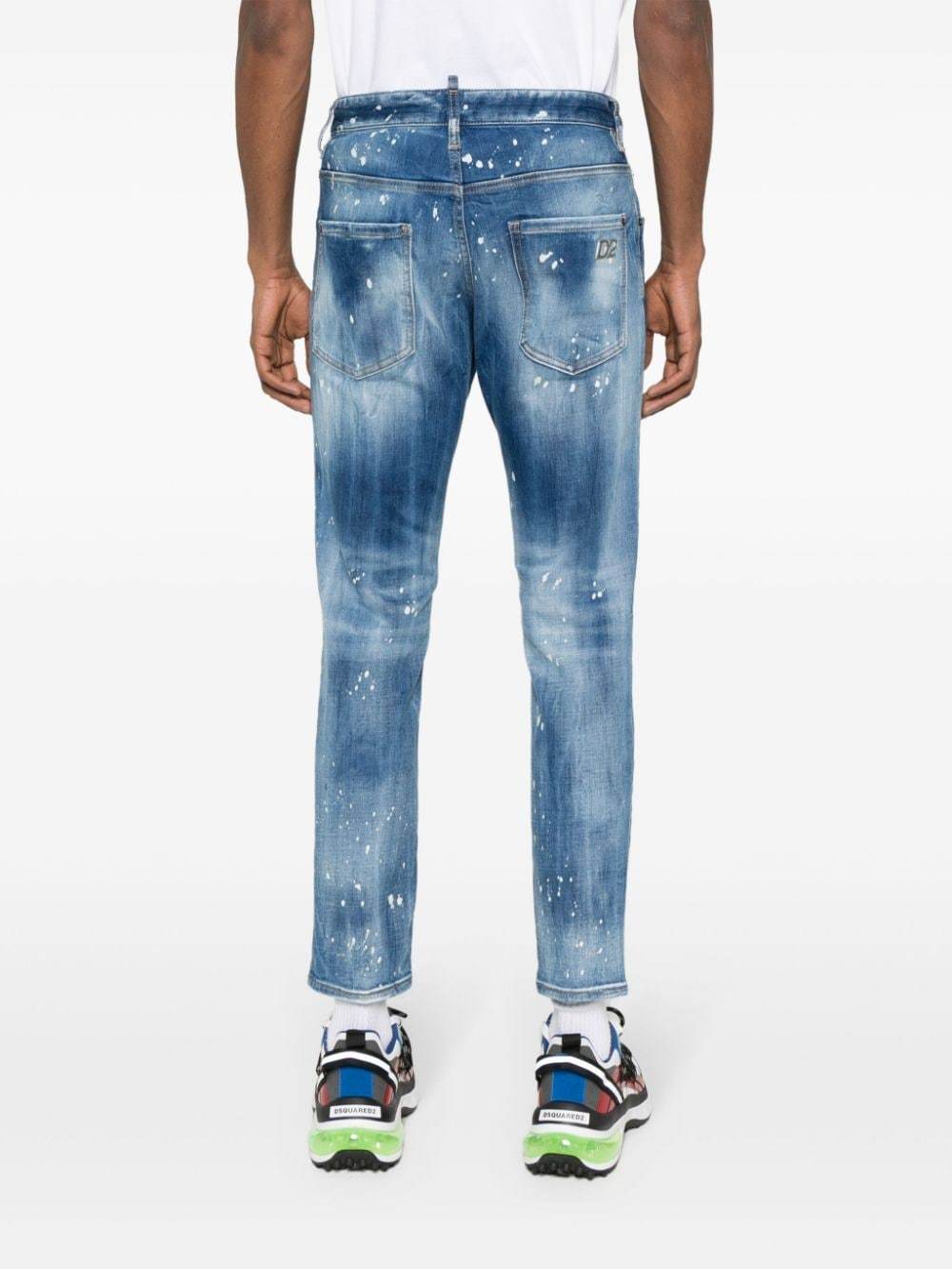 Dsquared2 Super Twinky Mid-rise Skinny Jeans In Blue