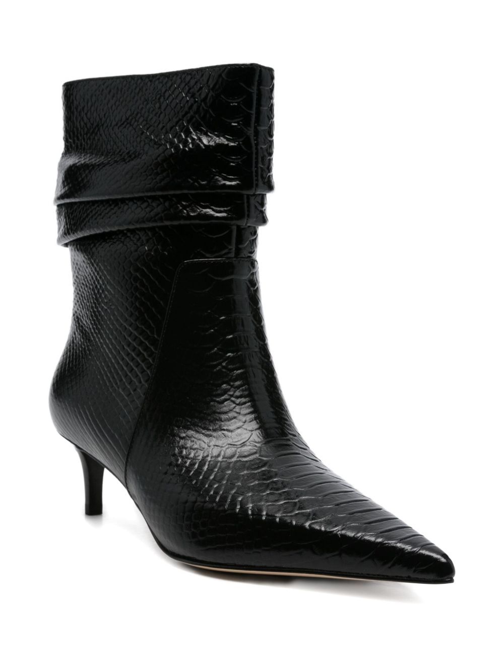 Michael Kors High Heel Short Boots In Black
