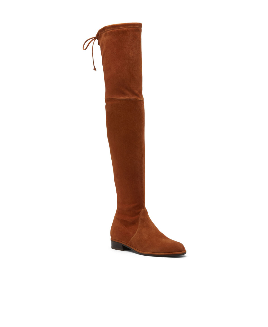 Stuart Weitzman Celia Leather Over-the-knee Riding Boot In Brown