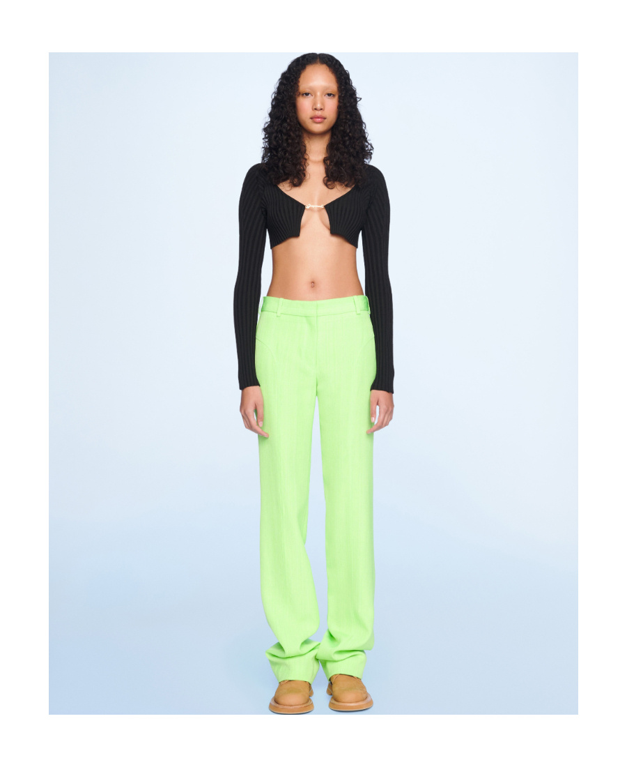 Jacquemus Le Maille Pralu Sweaters And Cardigans In Black