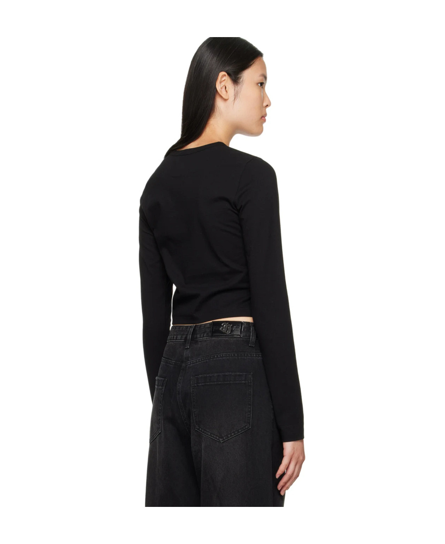 Juunj Ssense Exclusive Black Long Sleeve T-shirt In Black