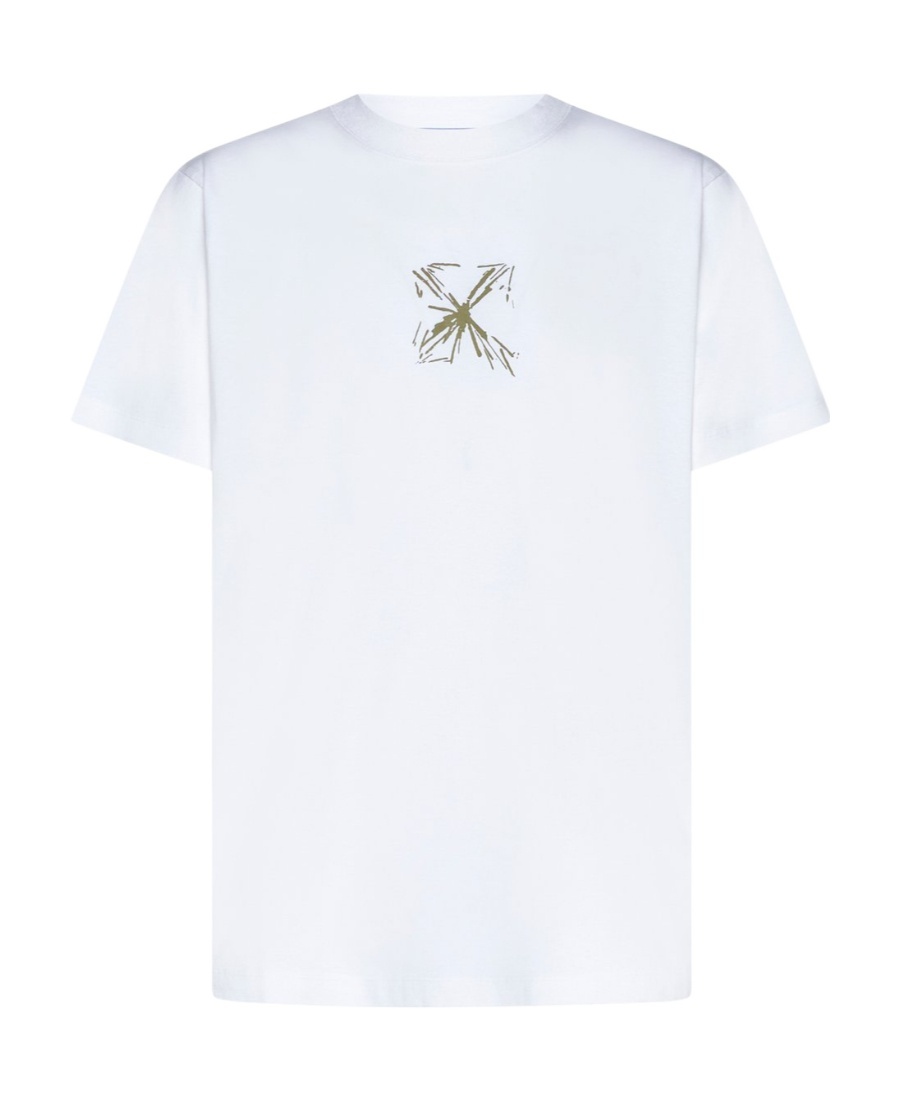 OFF-WHITE ARROWS-PRINT COTTON T-SHIRT