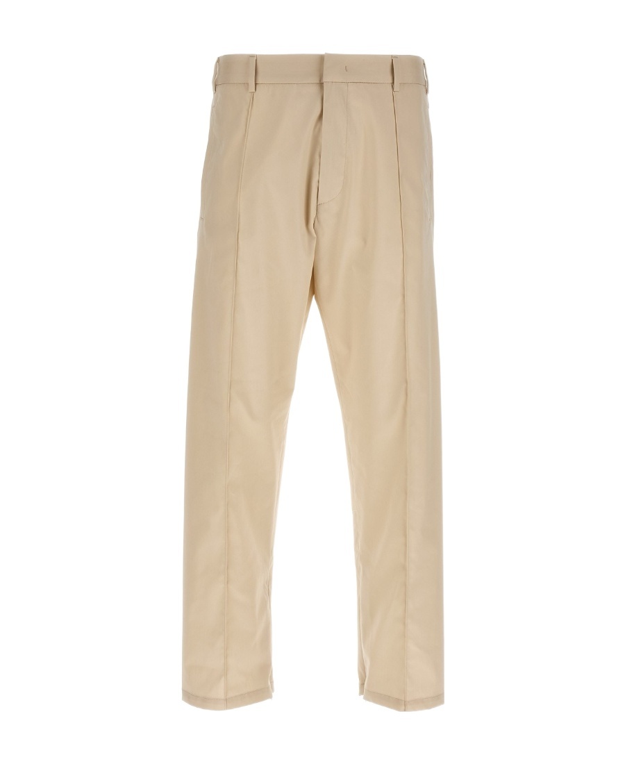 424 Trousers With Pleats At The Front In Nude