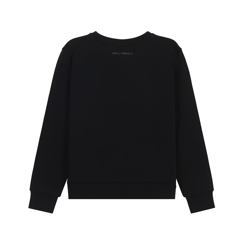 EMPORIO ARMANI ROUND COLLAR LONG SLEEVE SWEATER