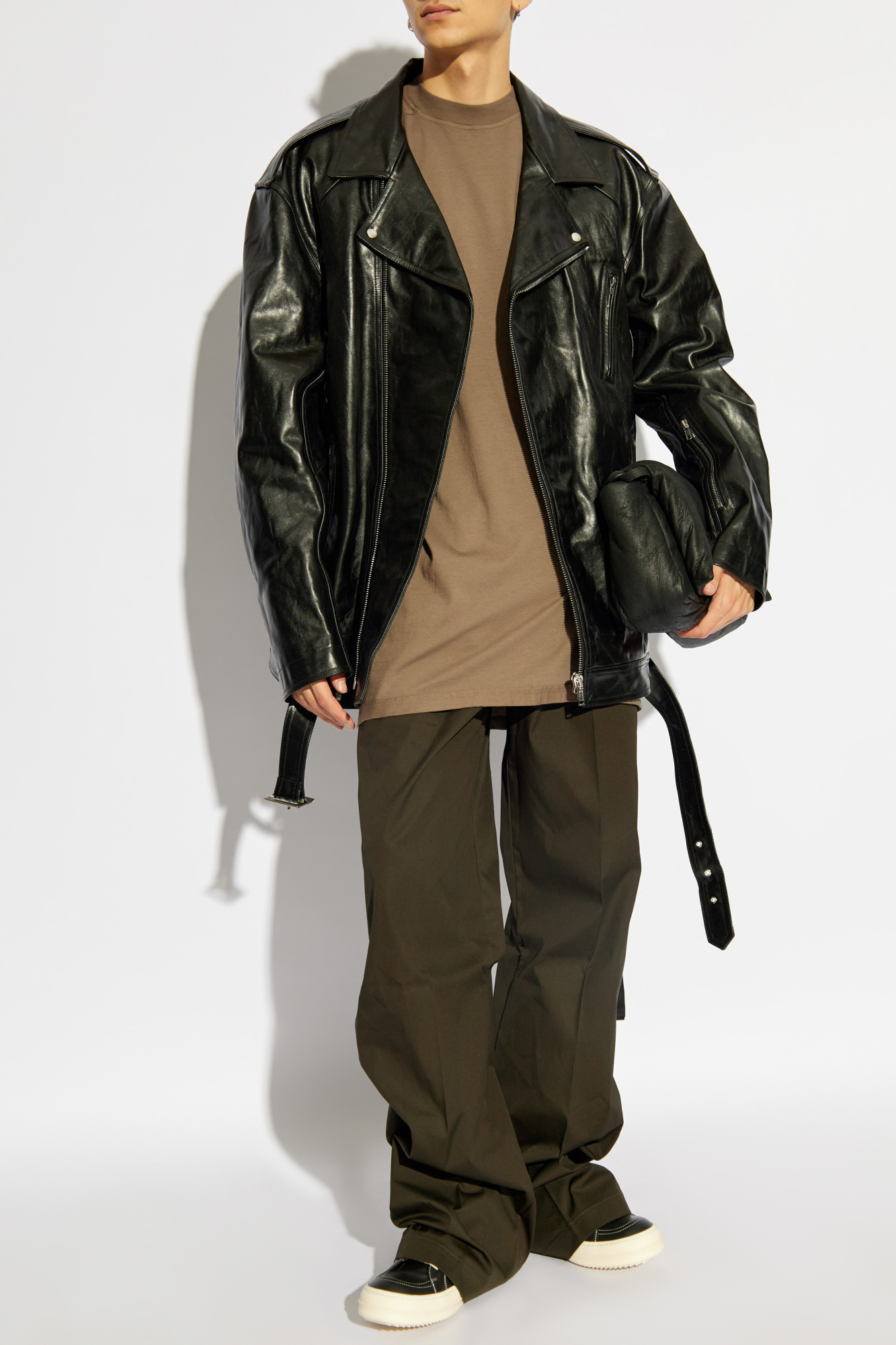 Rick Owens Drkshdw Short-sleeved T-shirt In Brown