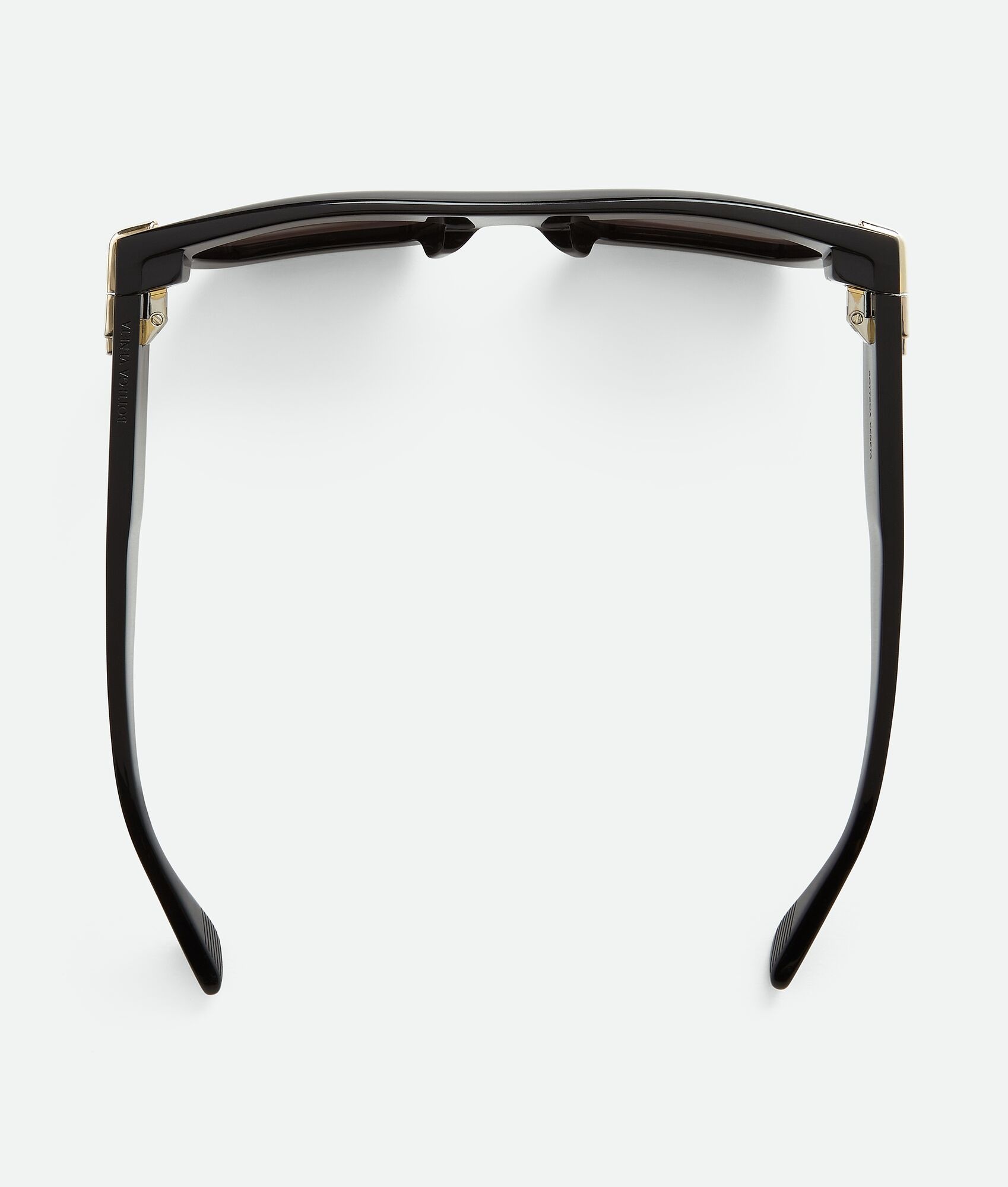 Bottega Veneta Logo Full-frame Sunglasses In Black