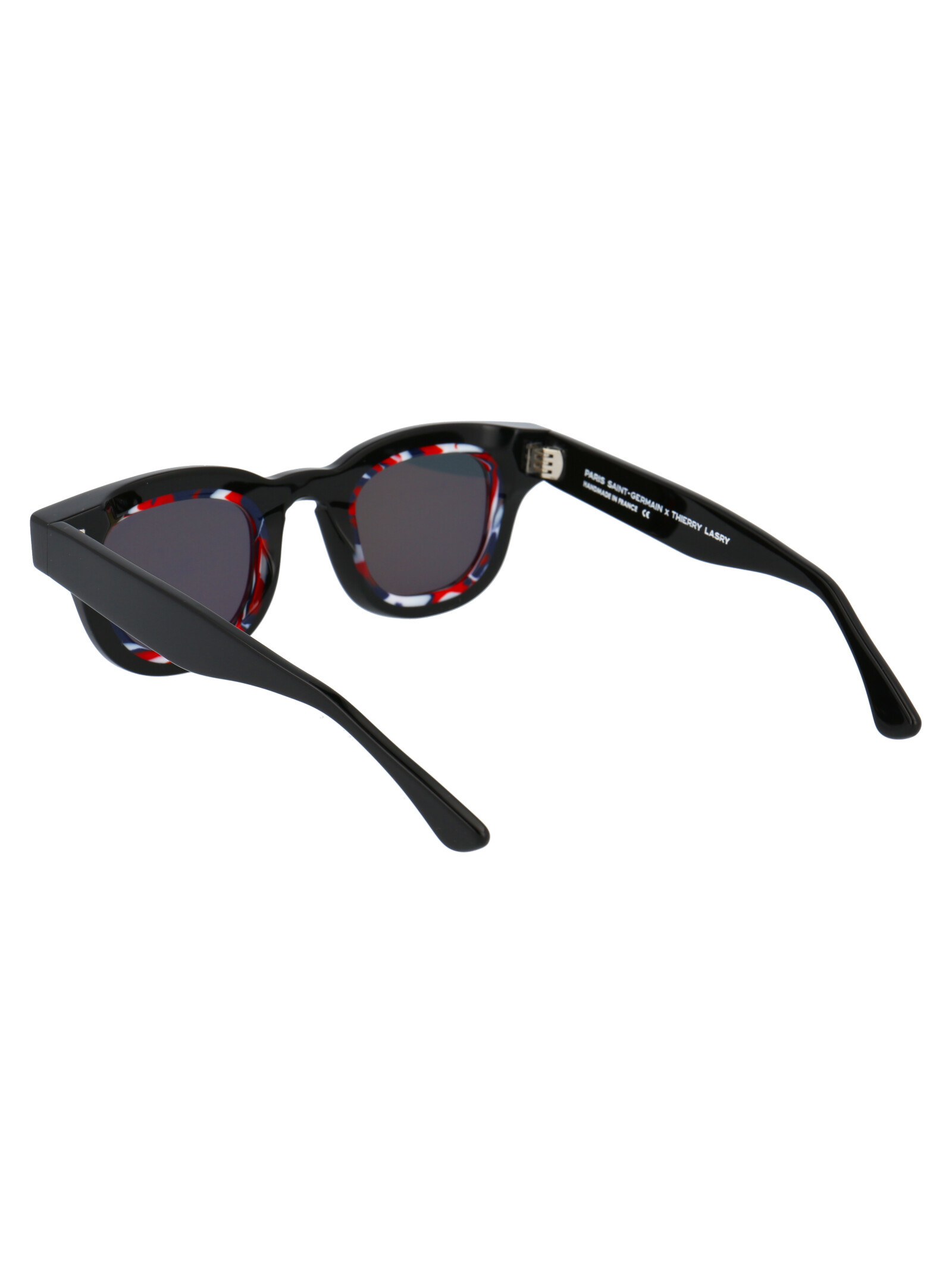 Thierry Lasry Marbled-effect Sunglasses In Black