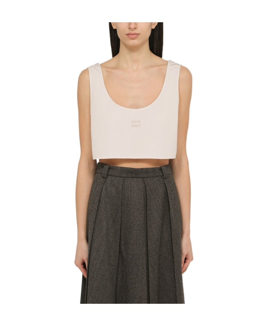 Shop Miu Miu Sleeveless Vest