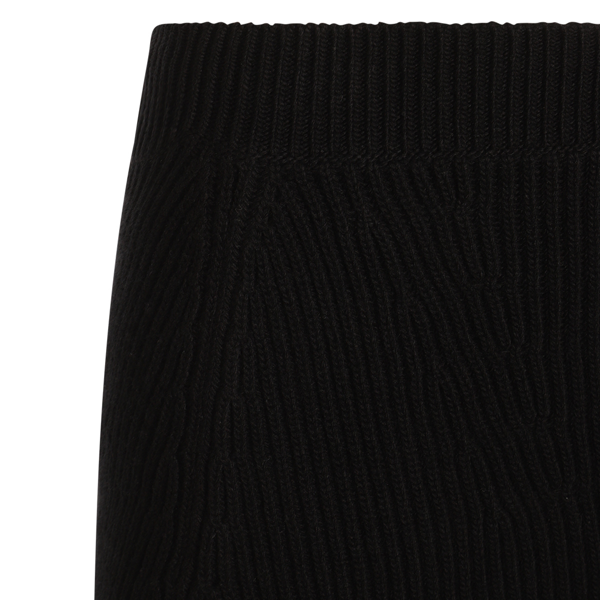 Jil Sander Minigonna In Lana Nera Donna In Black