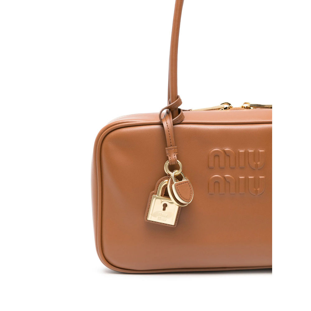 Miu Miu Beau Handbag In Brown