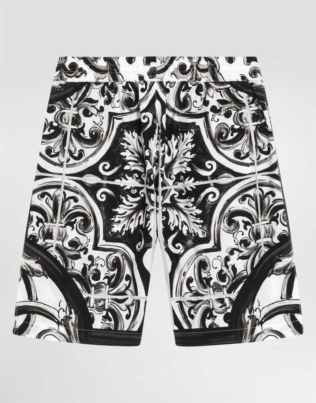 Dolce & Gabbana Maiolica-print Shorts In Multi