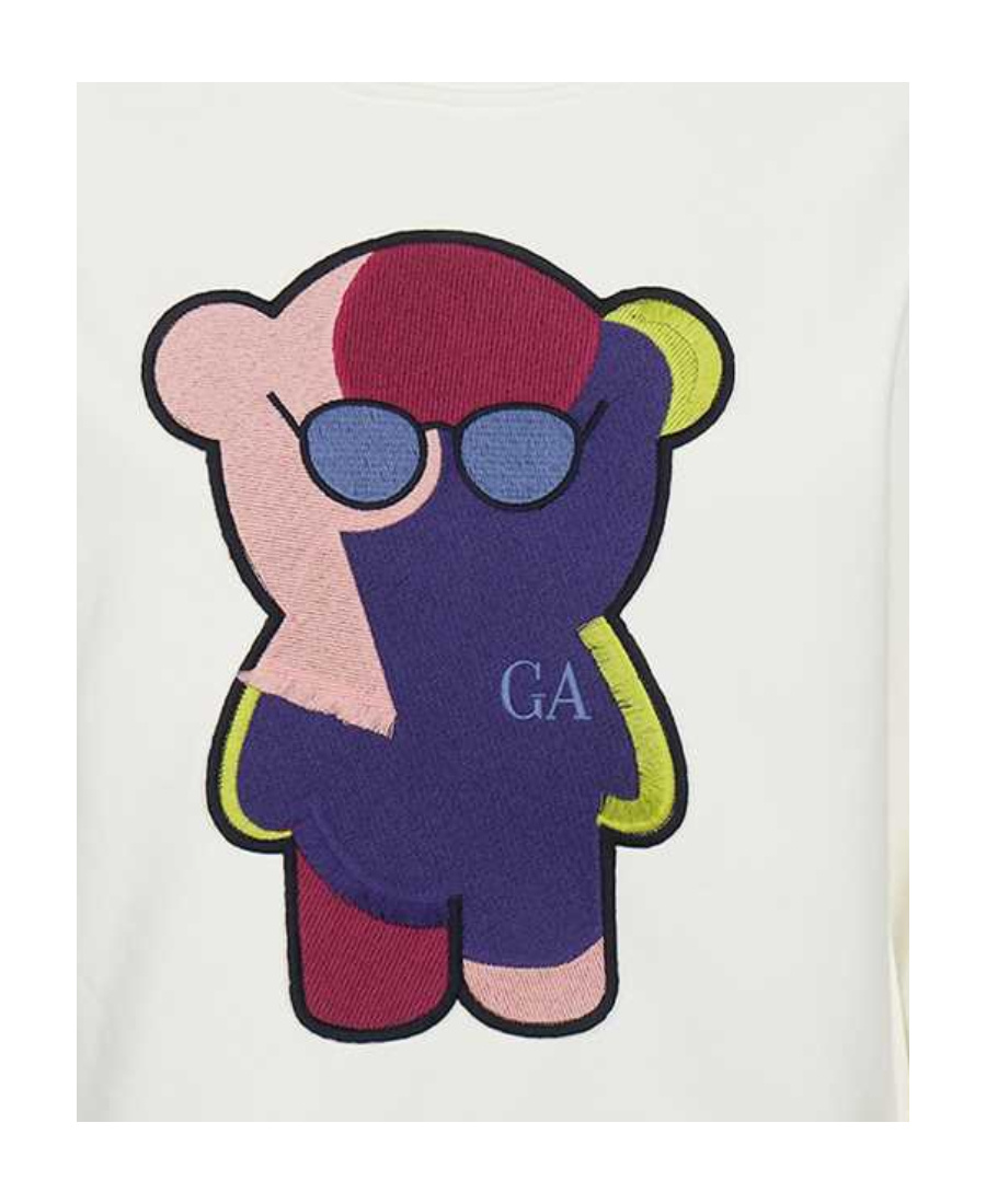 EMPORIO ARMANI MANGA BEAR LONG-SLEEVED SWEATSHIRT