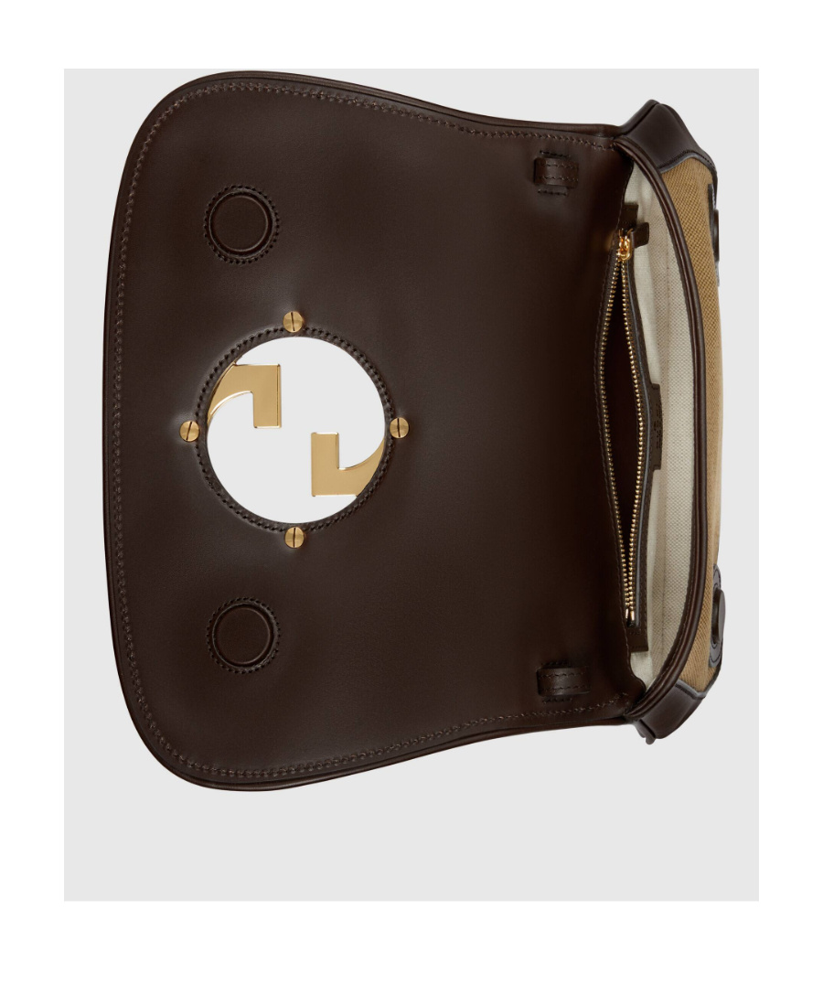 Gucci Logo-plaque Detail Tote Bag In Nude