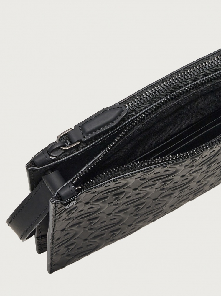 FERRAGAMO LOGO SHOULDER BAG