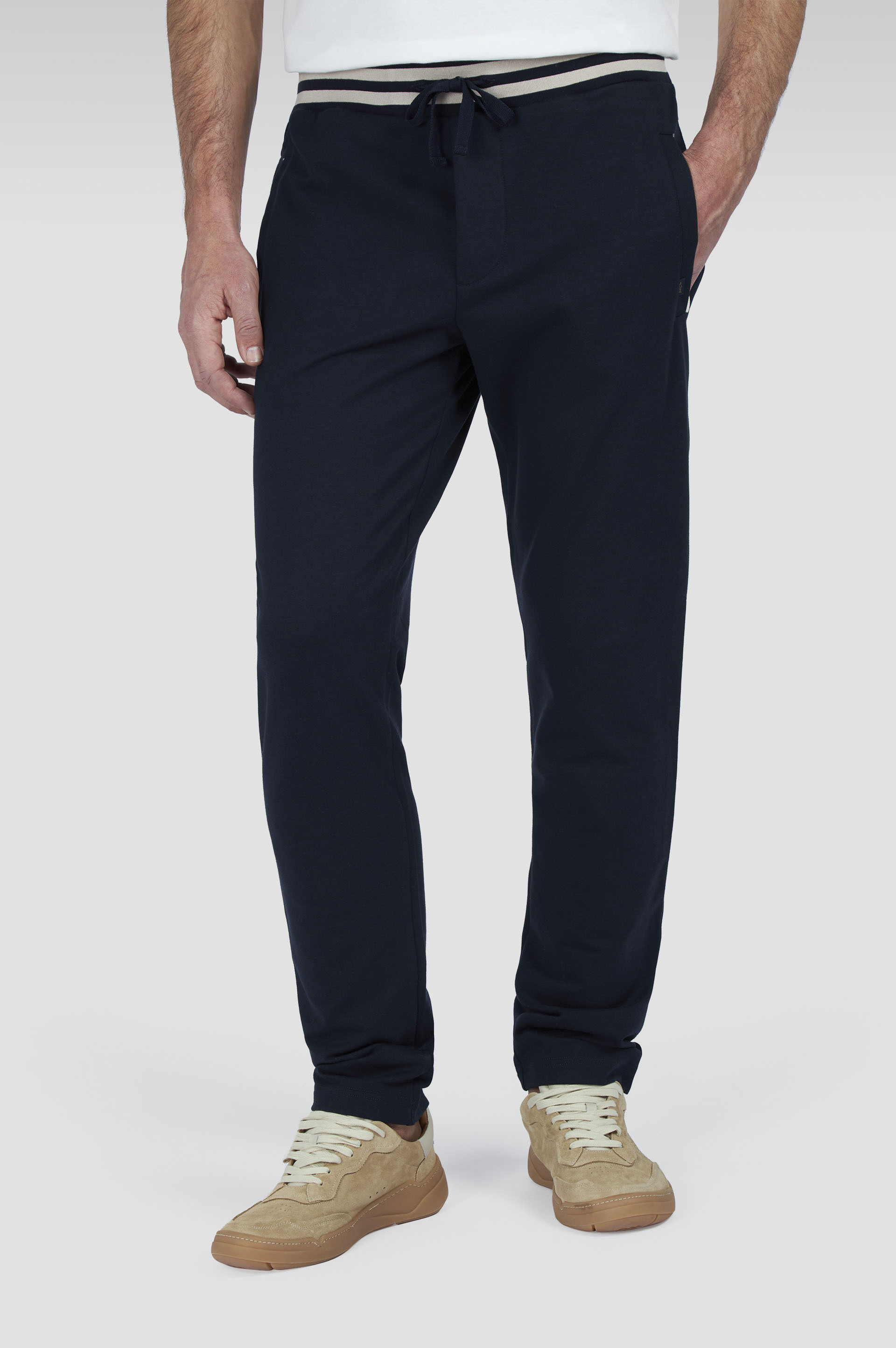 Paul & Shark X-soft Fleece Sports Trousers In Blue