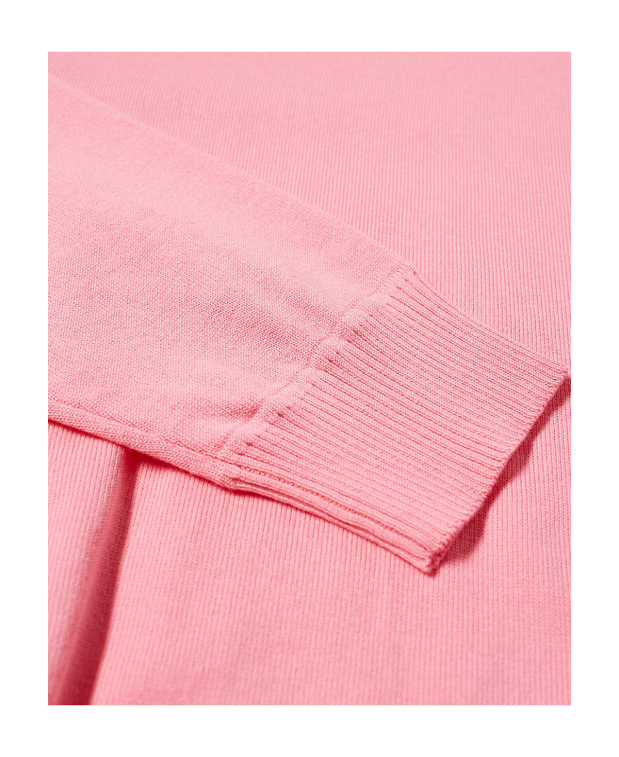 Stone Island Compass-badge Sweatshirt In Pink