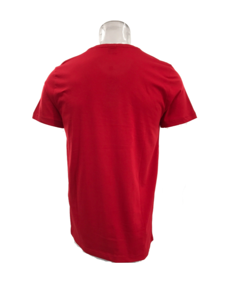 Hugo Boss T-shirt With Round Neck And Short Sleeves In Red