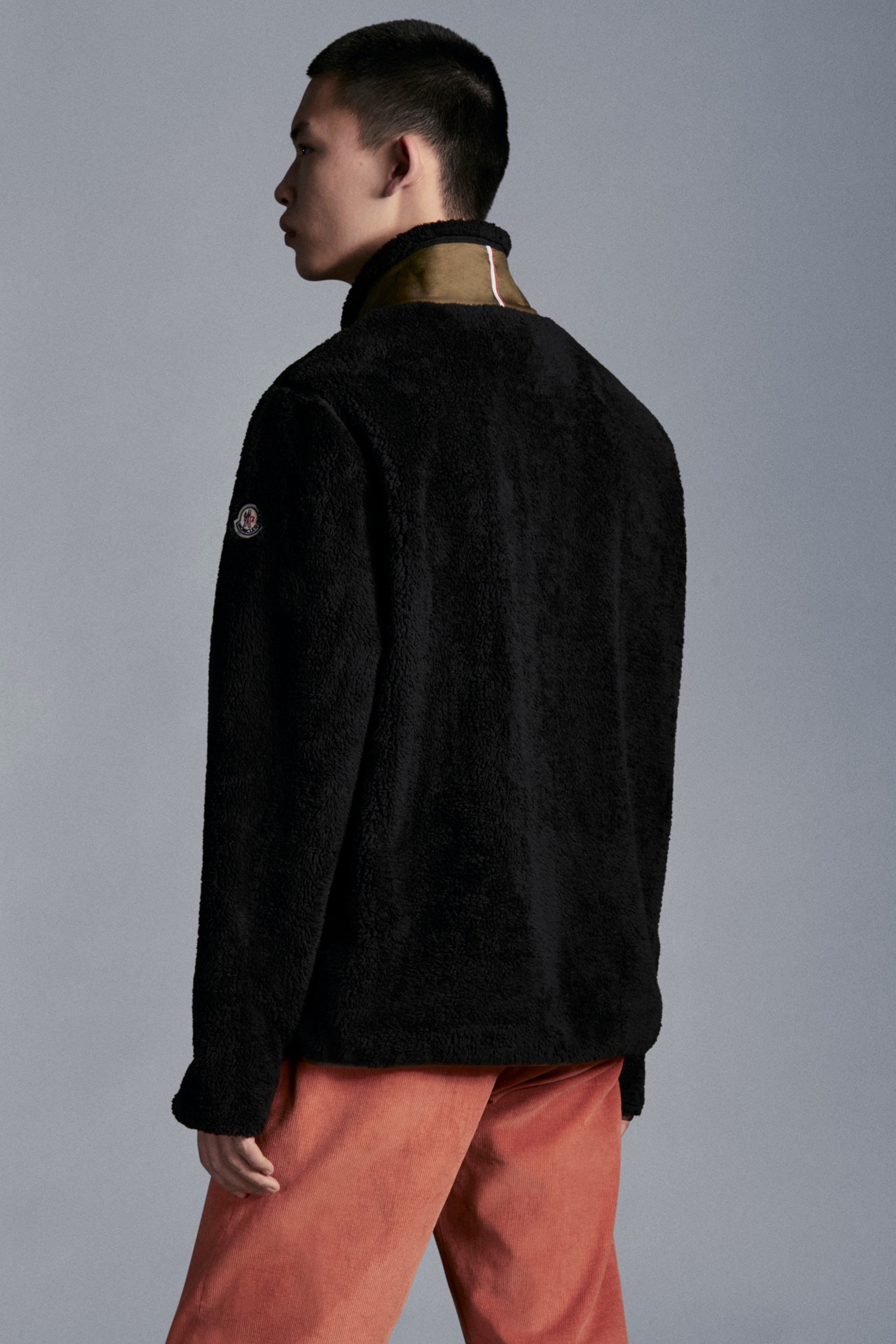 Moncler Black Sports Leisure Jacket In Black