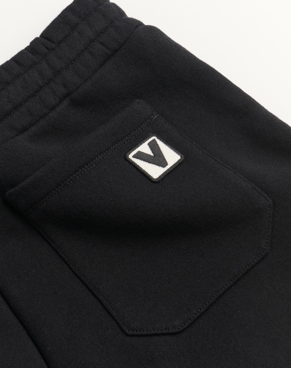 Valentino Chenille Jogging Trousers With Chez Patch In Black