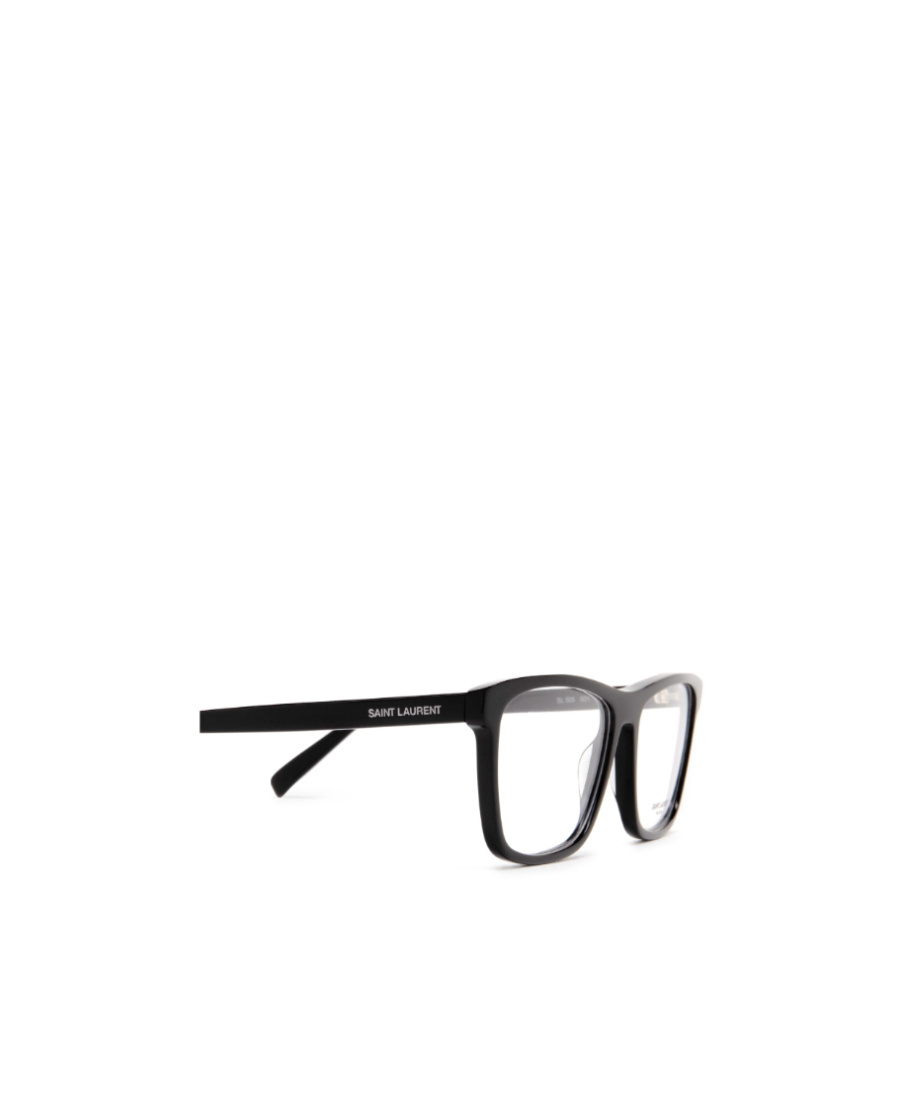 Saint Laurent Rectangular-frame Design Glasses In Black